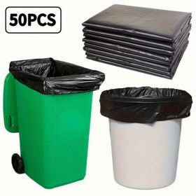 65 Gallon Heavy Duty Black Trash Bags - 1.9mm Thickness 50 Pcs, No Shipping On Weekends, Amazon Banned (Option: 50pcs)