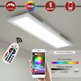18W RGB LED Ceiling Light with Remote Control (Option: as picture)