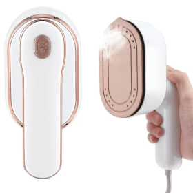 Portable Handheld Steamer For Hang Flat Ironing Travel Garment Steamer With  Rotatable Handle 10S Fast Heating Clothing Wrinkles Remover For Home (Color: White)