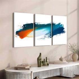 POD Customization - Modern Art Trilogy -Living Room Decoration (Option: Flowing colors-24x36)
