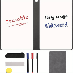 Small Dry Erase Board, Double Sided Folding Whiteboards, Mini Portable Foldable Whiteboard 9.4x6.4 Inch, Use The Board To Write Your Notes, Chore (Color: White)