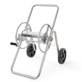 VEVOR Hose Reel Cart, Hold Up To 175 Ft Of Hose  Hose Not Included , Garden Water Hose Carts Mobile Tools With Wheels, Heavy Duty Powder Coated S (Option: Default)