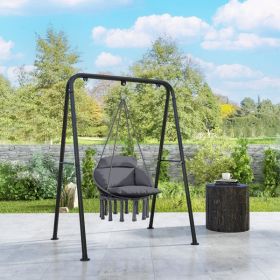 Hammock Rocking Chair, Amazon Shipping, WalMart Banned, No Shipments On Weekends (Option: Dark Gray)