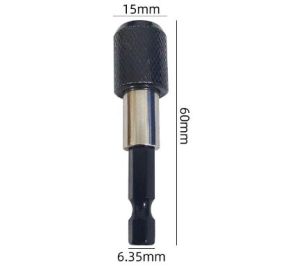 Hexagon Handle Black Cap Quick Release Self-locking Extension Connector (Option: 60mm black cap with hex handle)