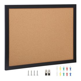VEVOR Cork Board, 36x24 Inches Bulletin Board With MDF Sticker Frame, Vision Board Includes 10 Pushpins, For Display And Decoration In Office Hom (Option: Default)
