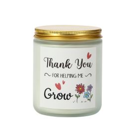 Scented Candle - Printable Text Pattern On The Surface (Option: Scented candles)