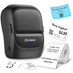 Label Maker Machine With Tape 221B Thermal Inkless Label Printer 2 Inch Mini Portable Bluetooth Handheld Sticker Barcode Labeler (Option: 2inch)