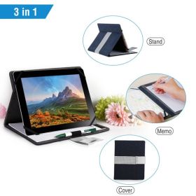 Tablet Protector Storage Case For 9.7 Inch Tablet, Business Tablet Briefcase With Notepad Paper (Color: Navy)