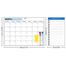 Magnetic Refrigerator Message Board - Strong Magnetic Adsorption, Easy To Remember, Record Life At Any Time (Option: A)