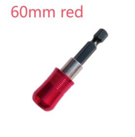 Hexagon Handle Black Cap Quick Release Self-locking Extension Connector (Option: Red 60mm)