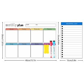 Magnetic Refrigerator Message Board - Strong Magnetic Adsorption, Easy To Remember, Record Life At Any Time (Option: B)