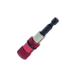 Hexagon Handle Black Cap Quick Release Self-locking Extension Connector (Option: Double magnetic 65L red)